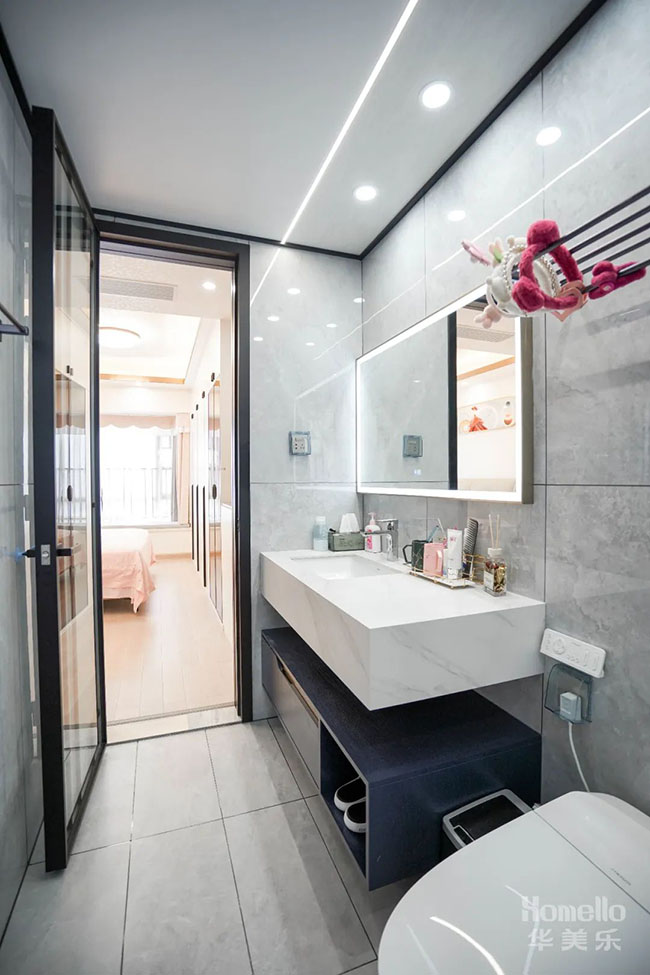 129㎡四居，實用性拉滿的輕奢風設計，讓生活簡單且不失檔次